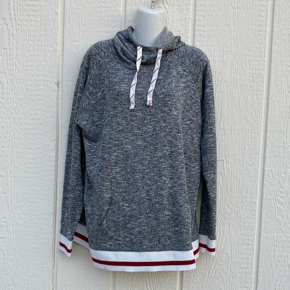 Canadian Angel Warehouse One Plus Sz 1X Sock Monkey Vibe Hoodie Kangaroo Pockets